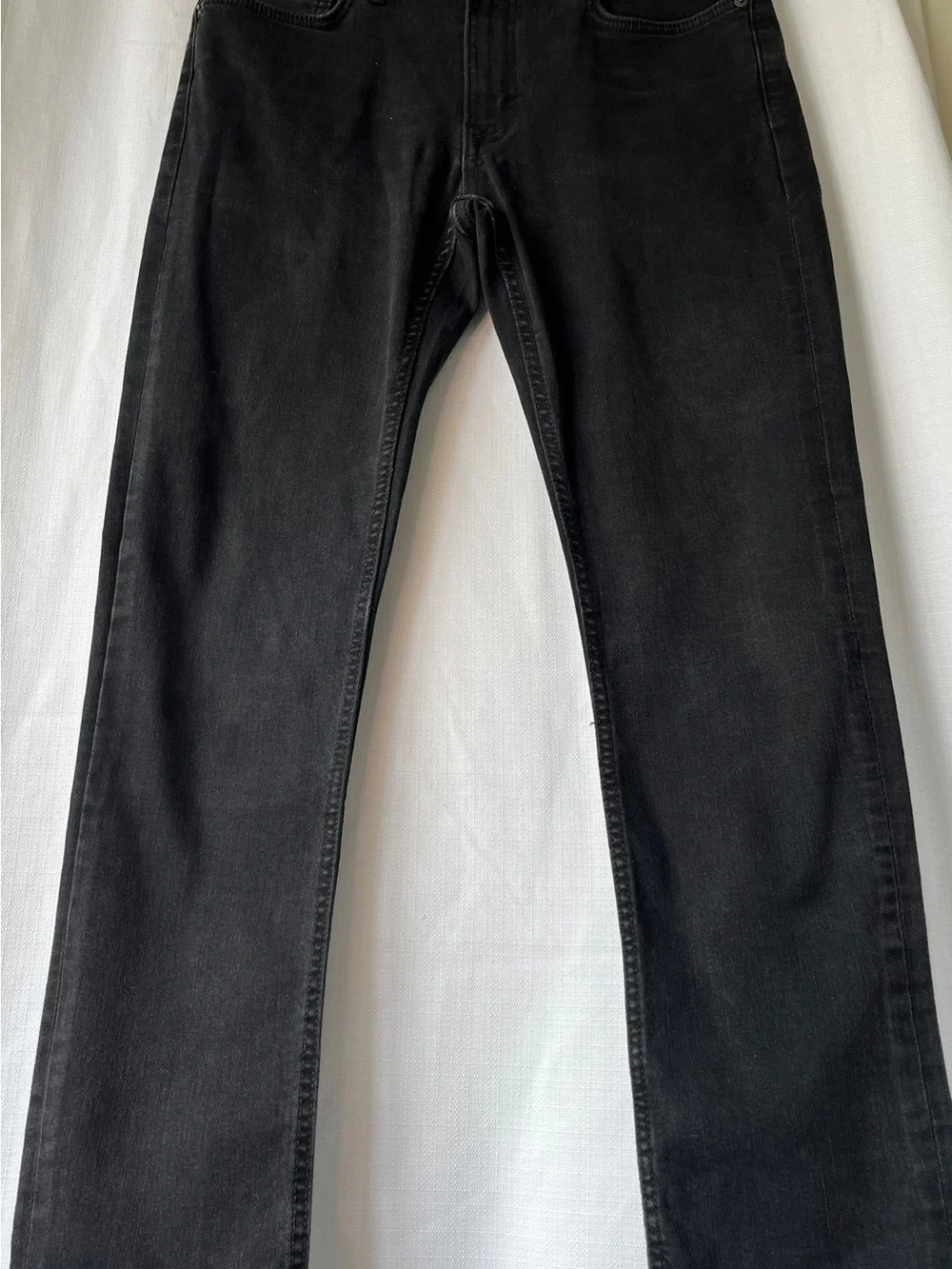 Banana Republic Slim Straight Pants in Black